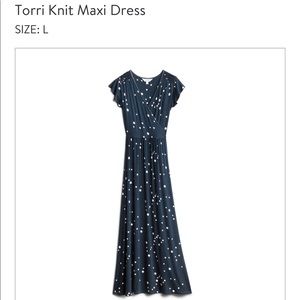 NWT Market & Spruce Torri Knit Maxi Dress